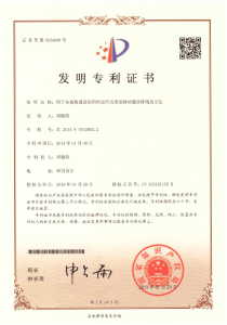중국 특허증